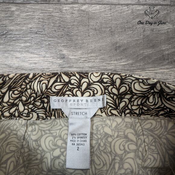 Geoffrey Beene Sport Stretch Mini Skirt Size 2 - Picture 2 of 5